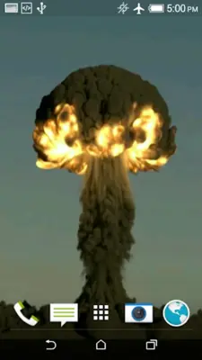 Nuclear Bomb 3D Live Wallpaper android App screenshot 1