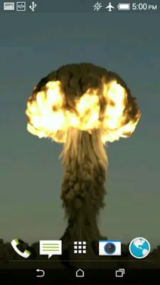 Nuclear Bomb 3D Live Wallpaper android App screenshot 2